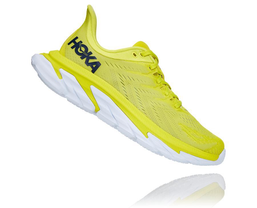 Hoka One One Koşu Ayakkabısı Erkek Floresan - Clifton Edge - FU8359746